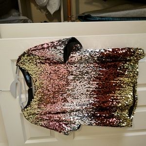 Sequin top